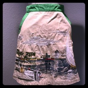 vintage embroidered skirt with pockets!